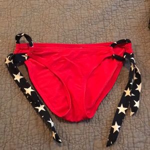 Red swim bottoms